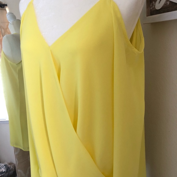 Clearance 🎉Naked Zebra Canary Yellow Blouse - Picture 5 of 7